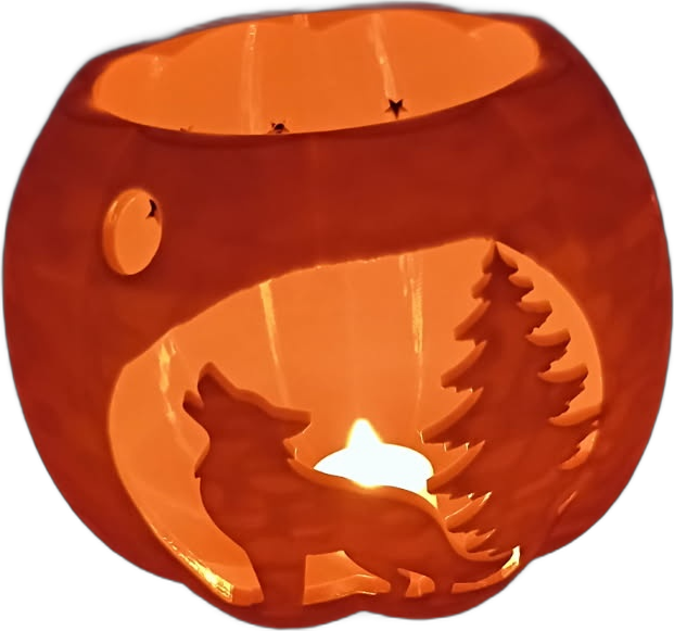 Wolf Candle Holder