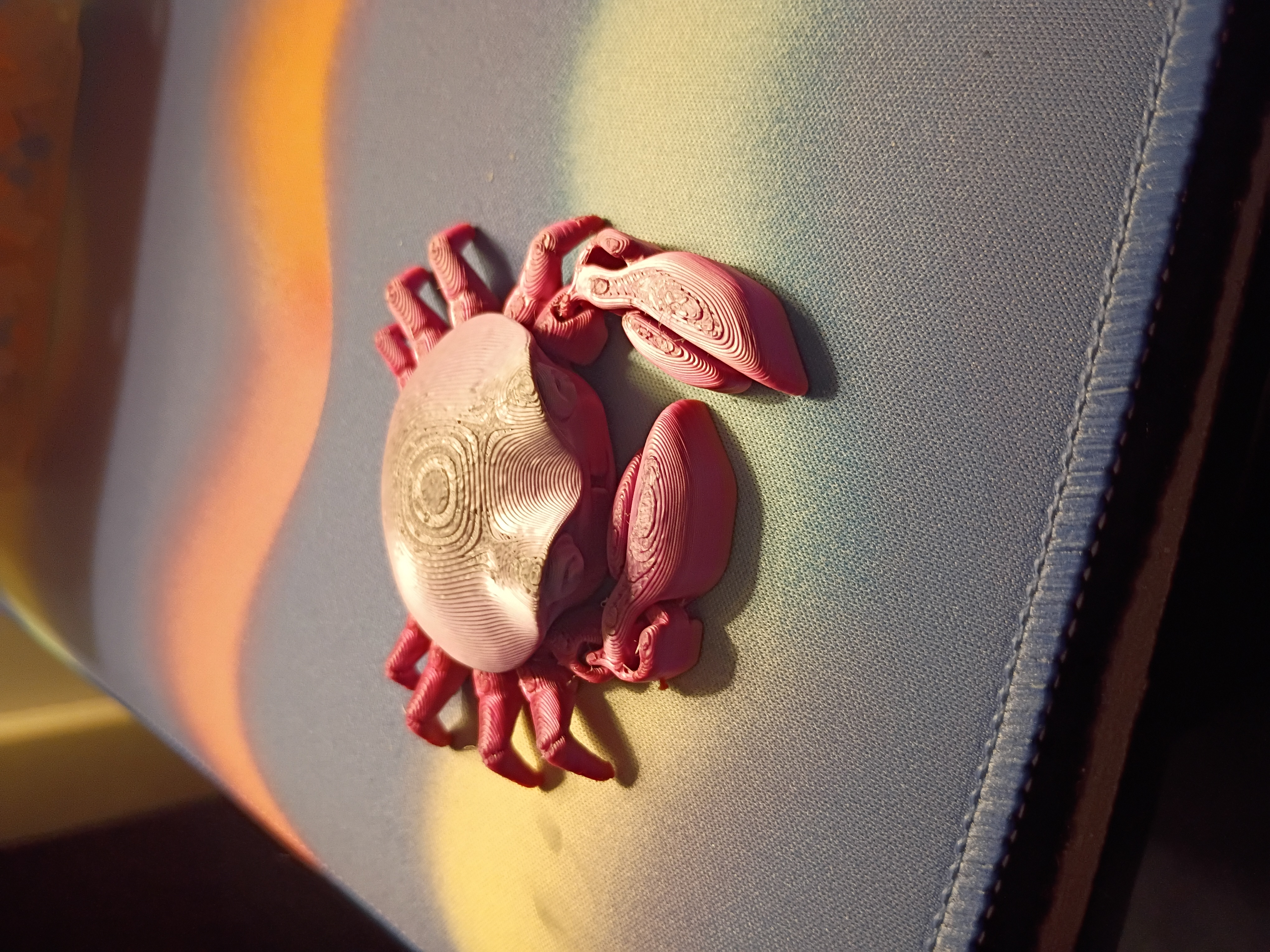 Pink Flexi Crab