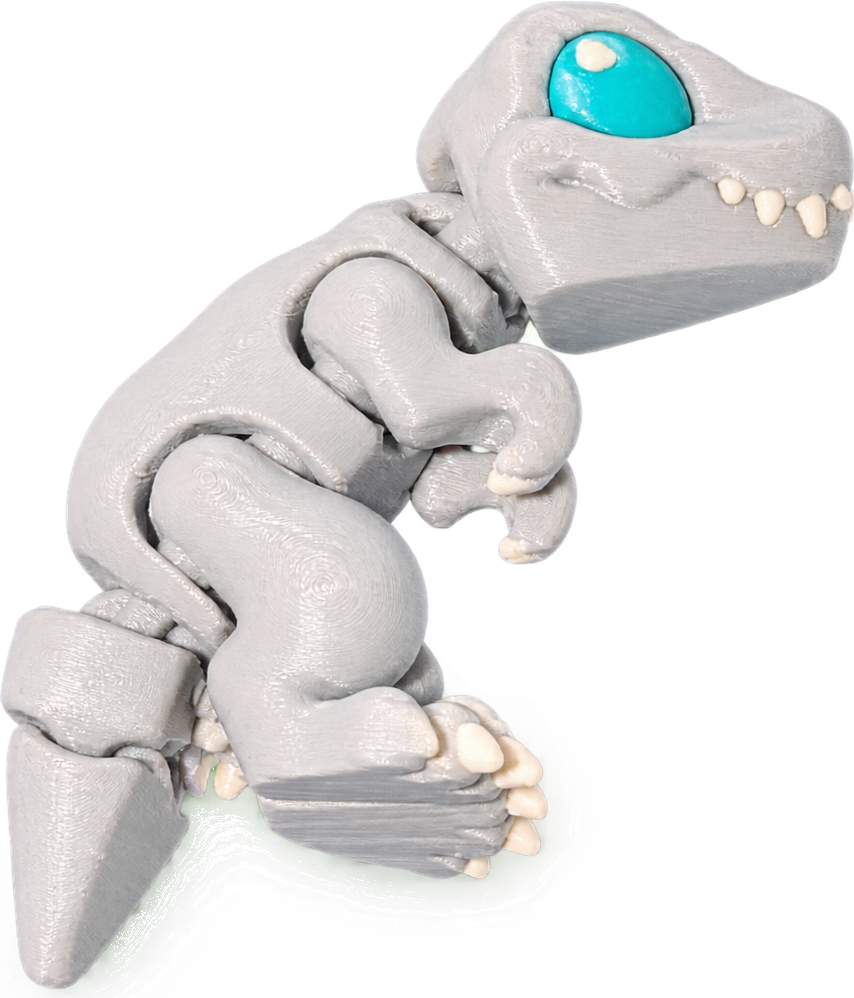 Gray Flexi Dino